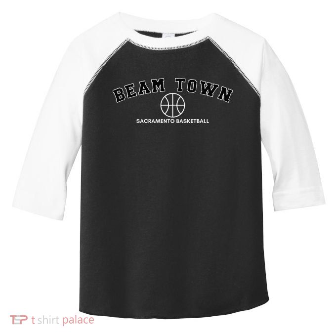 OG Beam Town Sacramento Basketball Toddler Fine Jersey T-Shirt