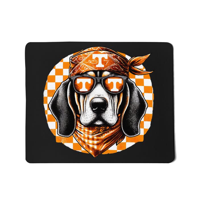 Orange Blooded Tennessee Hound Native Home Tn State Pride Gift Mousepad