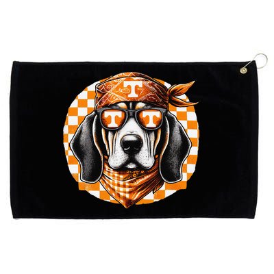 Orange Blooded Tennessee Hound Native Home Tn State Pride Gift Grommeted Golf Towel