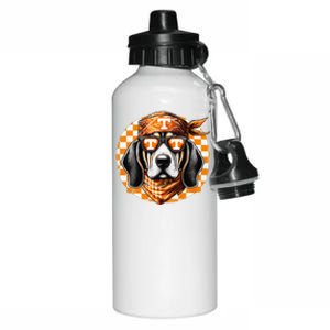 Orange Blooded Tennessee Hound Native Home Tn State Pride Gift Aluminum Water Bottle