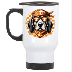 Orange Blooded Tennessee Hound Native Home Tn State Pride Gift Stainless Steel Travel Mug