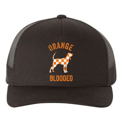 Orange Blooded Tennessee Hound Native Home Tn State Pride Yupoong Adult 5-Panel Trucker Hat