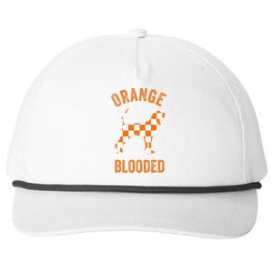 Orange Blooded Tennessee Hound Native Home Tn State Pride Snapback Five-Panel Rope Hat