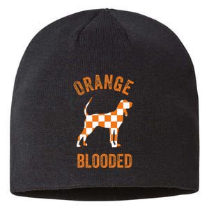 Orange Blooded Tennessee Hound Native Home Tn State Pride Sustainable Beanie