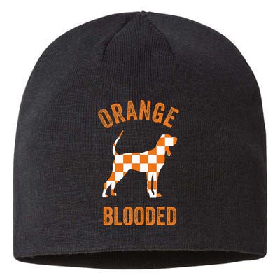 Orange Blooded Tennessee Hound Native Home Tn State Pride Sustainable Beanie