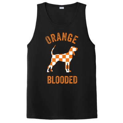 Orange Blooded Tennessee Hound Native Home Tn State Pride PosiCharge Competitor Tank