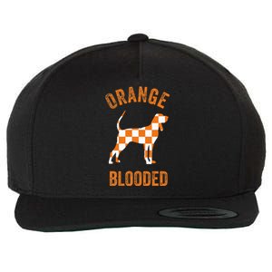 Orange Blooded Tennessee Hound Native Home Tn State Pride Wool Snapback Cap