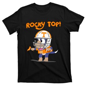 Orange Blooded Tennessee Hound Cartoon Rocky Top Tn T-Shirt