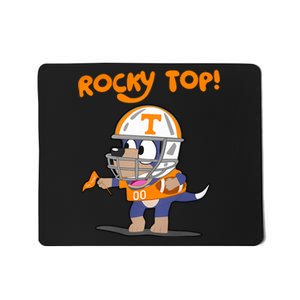 Orange Blooded Tennessee Hound Cartoon Rocky Top Tn Mousepad