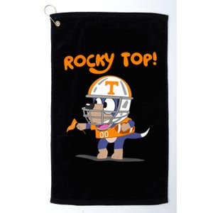 Orange Blooded Tennessee Hound Cartoon Rocky Top Tn Platinum Collection Golf Towel