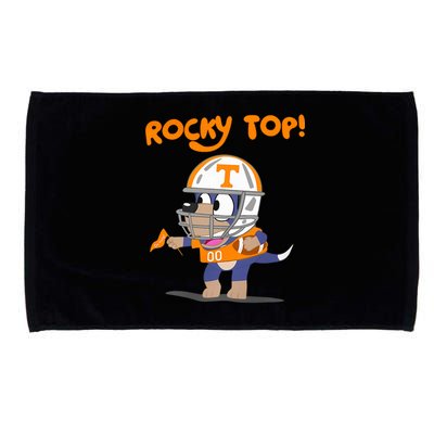 Orange Blooded Tennessee Hound Cartoon Rocky Top Tn Microfiber Hand Towel