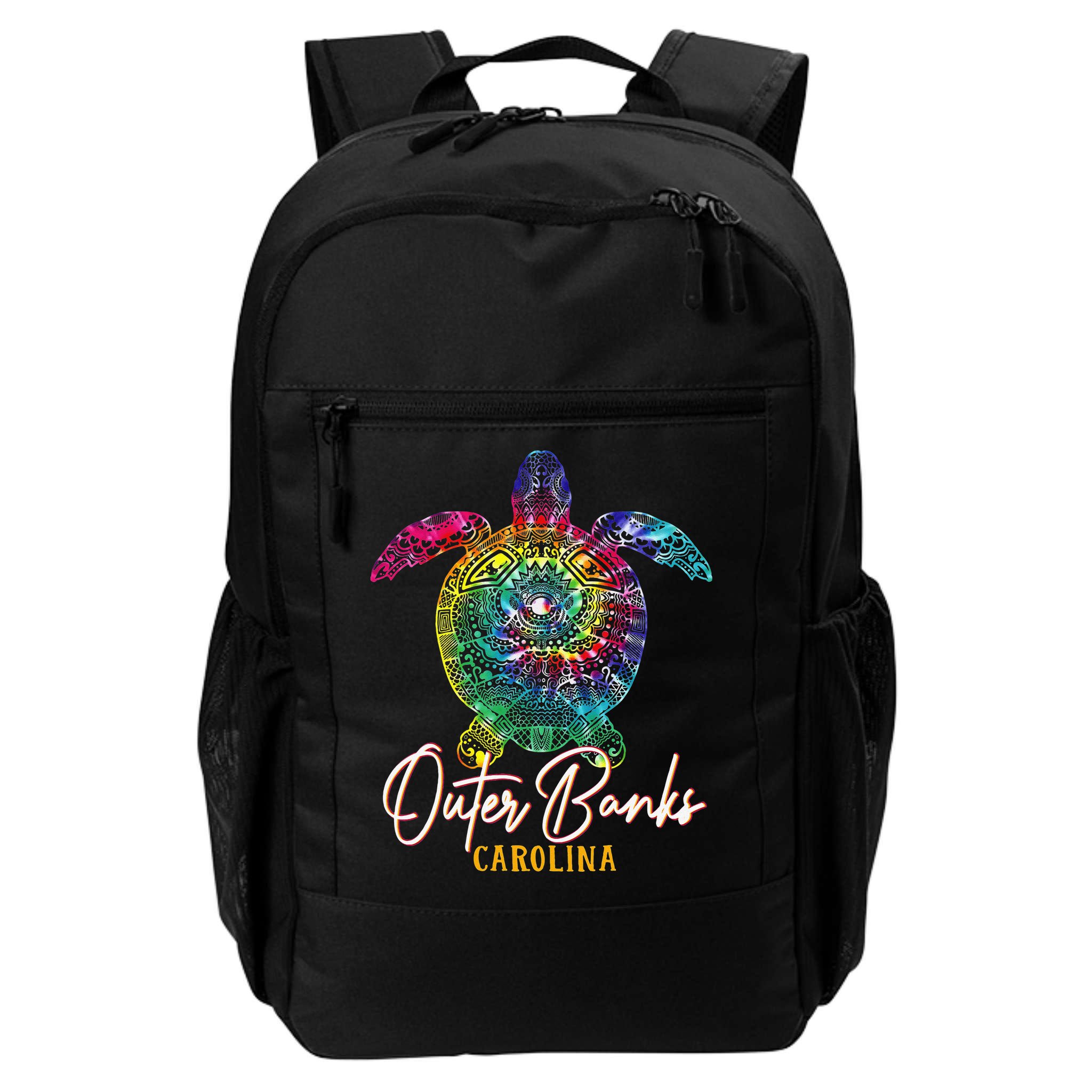 Outer Banks Tie Dye Sea Turtle Carolina Family Vacation Backpack