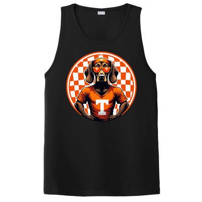 Orange Blooded Tennessee Hound Native Home Tn State Pride PosiCharge Competitor Tank