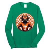 Orange Blooded Tennessee Hound Native Home Tn State Pride Long Sleeve Shirt