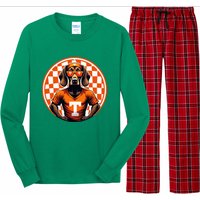 Orange Blooded Tennessee Hound Native Home Tn State Pride Long Sleeve Pajama Set