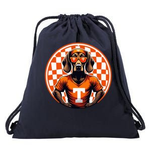 Orange Blooded Tennessee Hound Native Home Tn State Pride Drawstring Bag