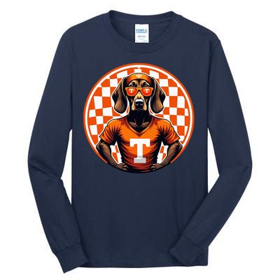 Orange Blooded Tennessee Hound Native Home Tn State Pride Tall Long Sleeve T-Shirt