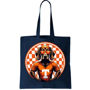 Orange Blooded Tennessee Hound Native Home Tn State Pride Tote Bag