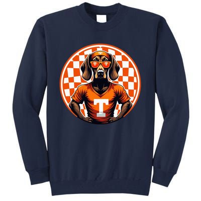 Orange Blooded Tennessee Hound Native Home Tn State Pride Tall Sweatshirt