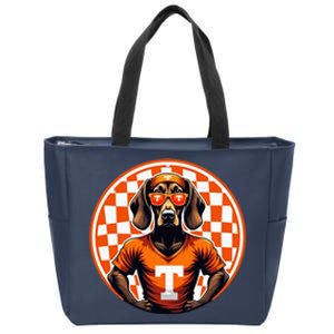 Orange Blooded Tennessee Hound Native Home Tn State Pride Zip Tote Bag