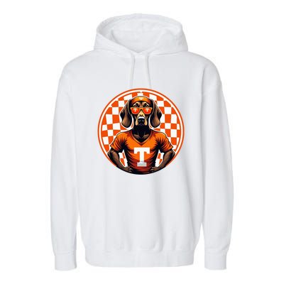 Orange Blooded Tennessee Hound Native Home Tn State Pride Garment-Dyed Fleece Hoodie