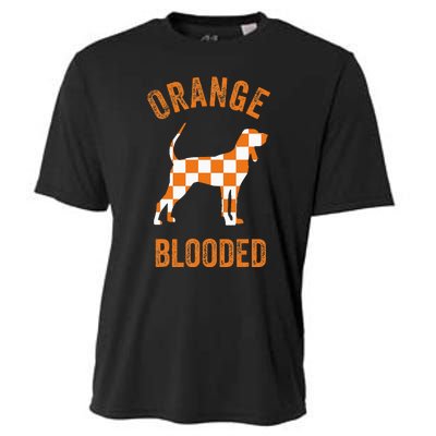 Orange Blooded Tennessee Hound Native Home Tn State Pride Cooling Performance Crew T-Shirt