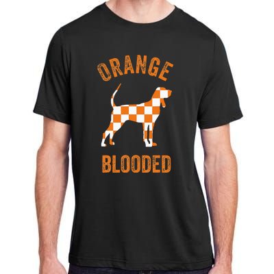 Orange Blooded Tennessee Hound Native Home Tn State Pride Adult ChromaSoft Performance T-Shirt