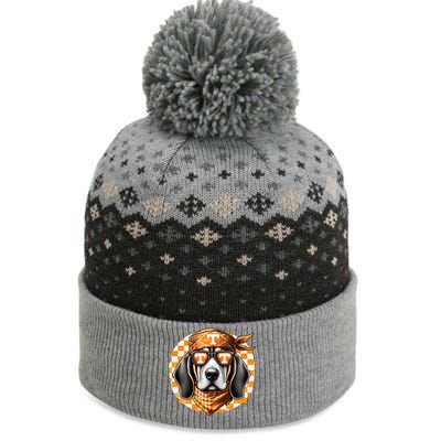 Orange Blooded Tennessee Hound Native Home Tn State Pride The Baniff Cuffed Pom Beanie