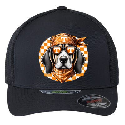 Orange Blooded Tennessee Hound Native Home Tn State Pride Flexfit Unipanel Trucker Cap