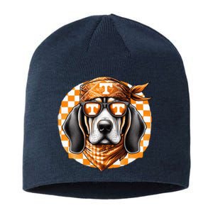 Orange Blooded Tennessee Hound Native Home Tn State Pride Sustainable Beanie