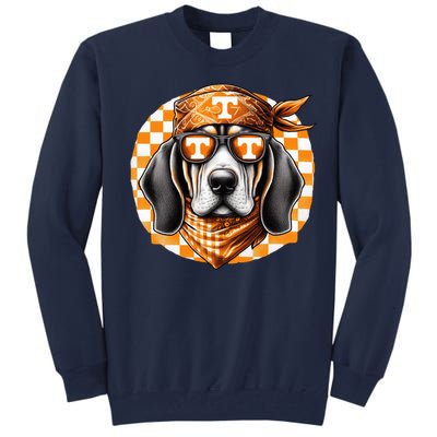 Orange Blooded Tennessee Hound Native Home Tn State Pride Tall Sweatshirt