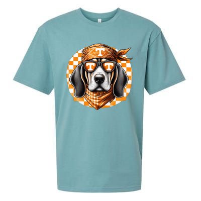 Orange Blooded Tennessee Hound Native Home Tn State Pride Sueded Cloud Jersey T-Shirt