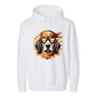 Orange Blooded Tennessee Hound Native Home Tn State Pride Garment-Dyed Fleece Hoodie