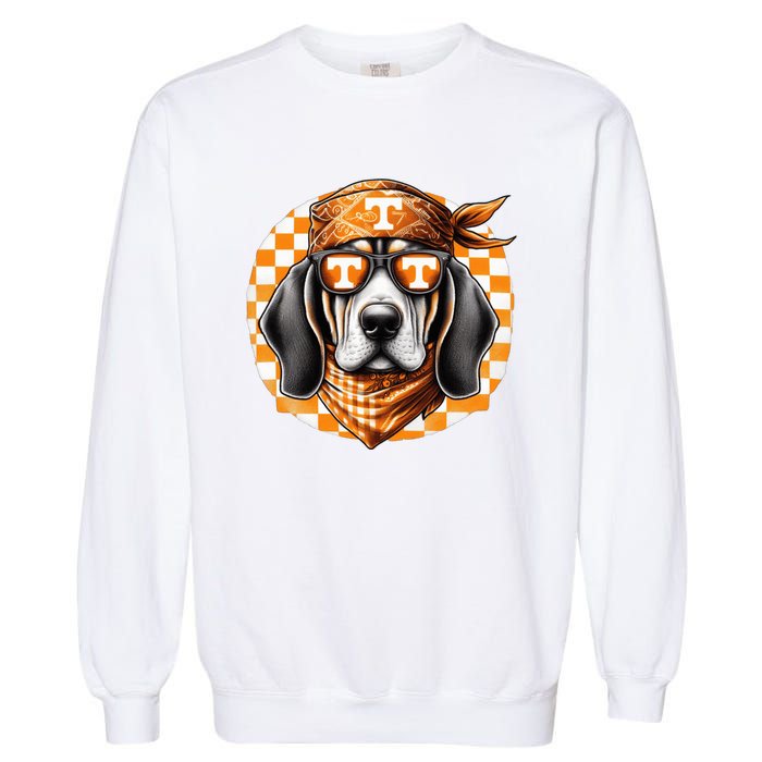 Orange Blooded Tennessee Hound Native Home Tn State Pride Garment-Dyed Sweatshirt