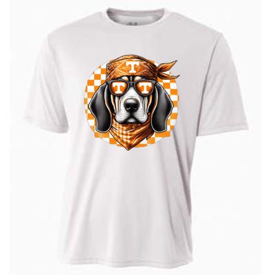 Orange Blooded Tennessee Hound Native Home Tn State Pride Cooling Performance Crew T-Shirt