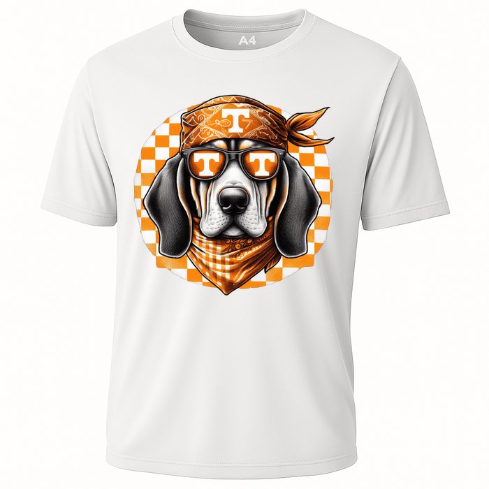 Orange Blooded Tennessee Hound Native Home Tn State Pride Cooling Performance Crew T-Shirt