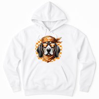 Orange Blooded Tennessee Hound Native Home Tn State Pride Hoodie