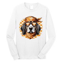 Orange Blooded Tennessee Hound Native Home Tn State Pride Long Sleeve Shirt