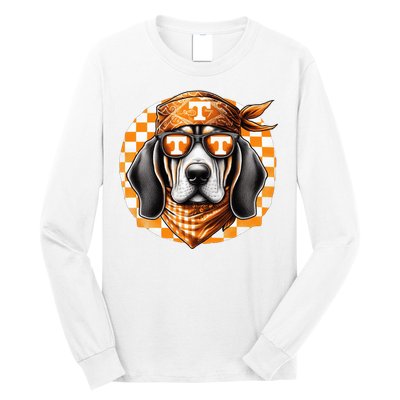 Orange Blooded Tennessee Hound Native Home Tn State Pride Long Sleeve Shirt