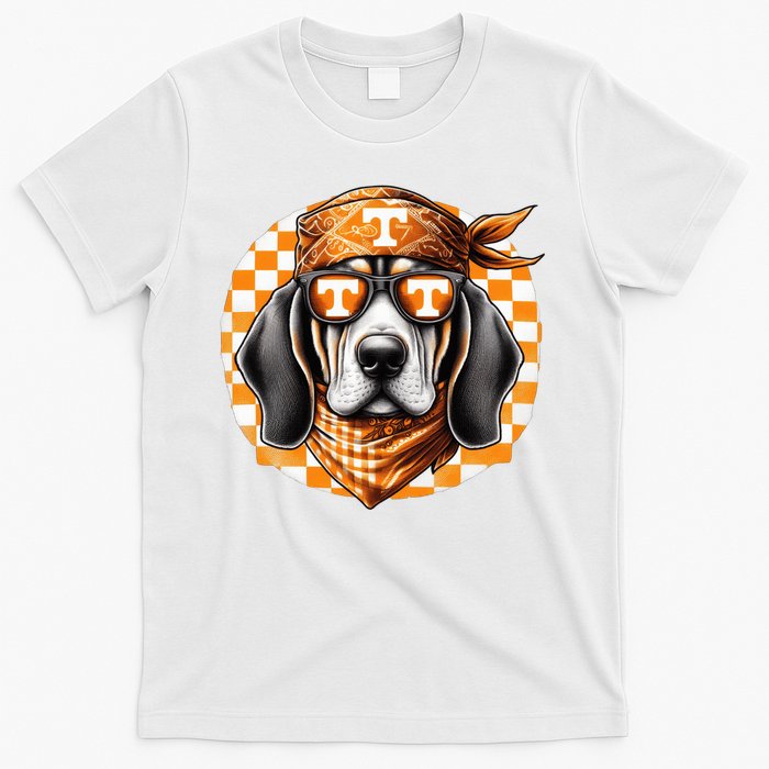 Orange Blooded Tennessee Hound Native Home Tn State Pride T-Shirt