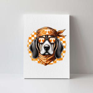 Orange Blooded Tennessee Hound Native Home Tn State Pride Canvas