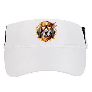 Orange Blooded Tennessee Hound Native Home Tn State Pride Adult Drive Performance Visor