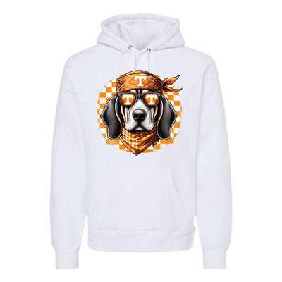 Orange Blooded Tennessee Hound Native Home Tn State Pride Premium Hoodie