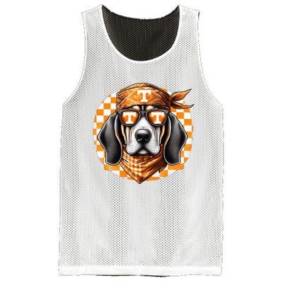 Orange Blooded Tennessee Hound Native Home Tn State Pride Mesh Reversible Basketball Jersey Tank