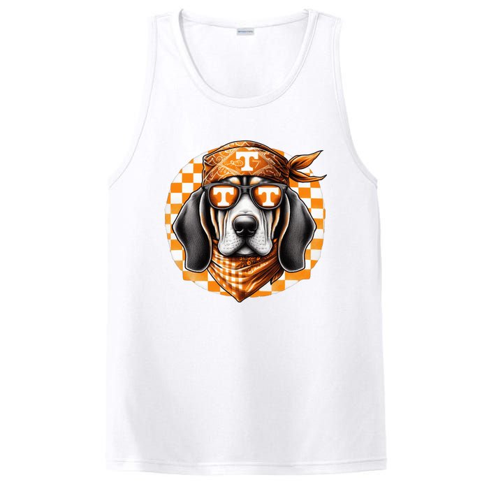 Orange Blooded Tennessee Hound Native Home Tn State Pride PosiCharge Competitor Tank