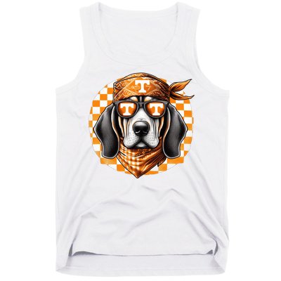 Orange Blooded Tennessee Hound Native Home Tn State Pride Tank Top