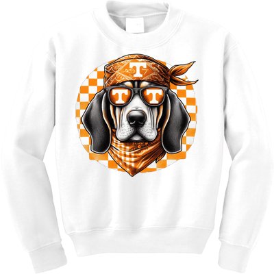 Orange Blooded Tennessee Hound Native Home Tn State Pride Kids Sweatshirt