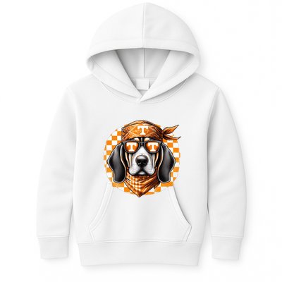 Orange Blooded Tennessee Hound Native Home Tn State Pride Kids Hoodie