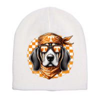 Orange Blooded Tennessee Hound Native Home Tn State Pride Short Acrylic Beanie