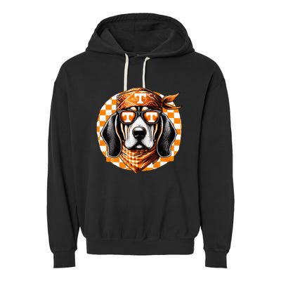 Orange Blooded Tennessee Hound Native Home Tn State Pride Garment-Dyed Fleece Hoodie